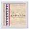 Established 1776 White Framed Print Under Plexiglass